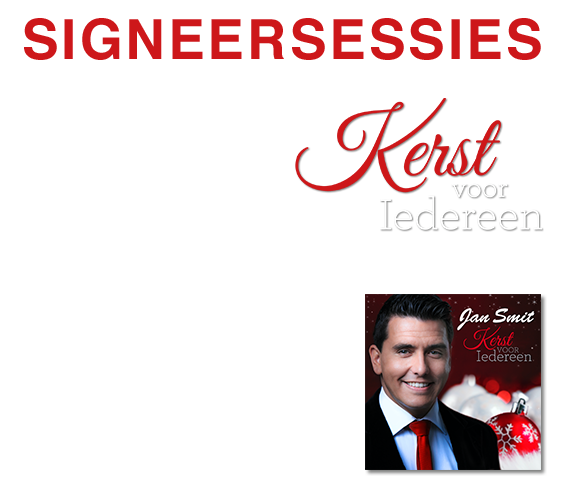 Signeersessies Jan Smit Kerst Voor Iedereen